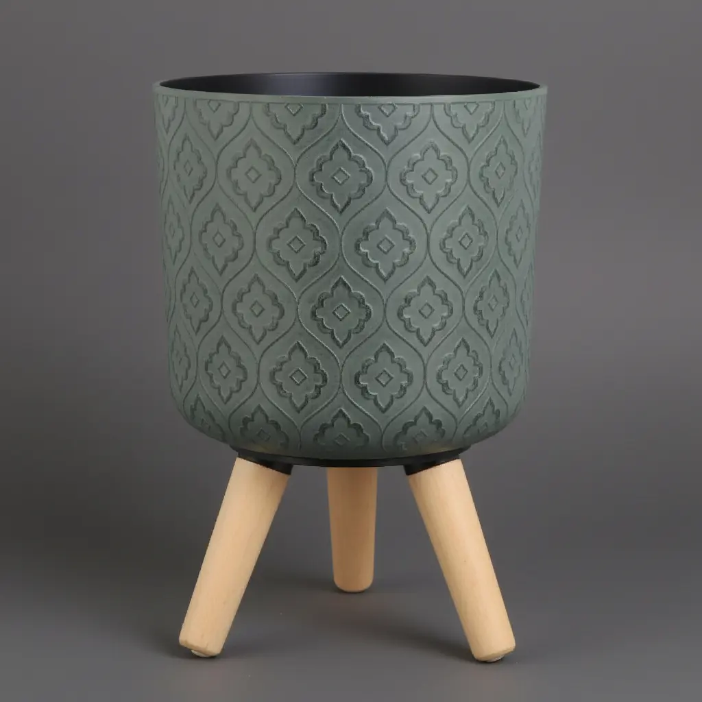 Diamond Embossed Decorative Planters
