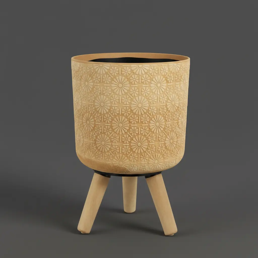 Elegant Patterned Decor Pots