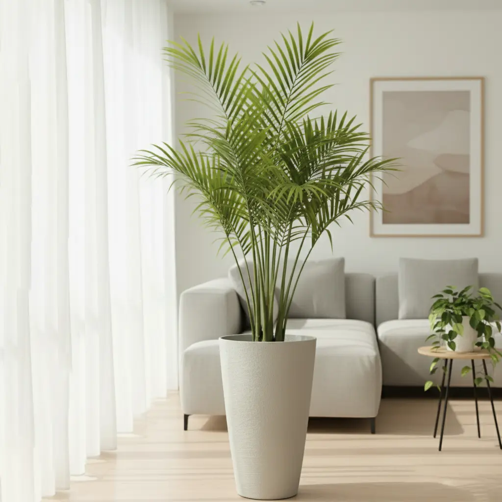 Tall Natural Stone Planters